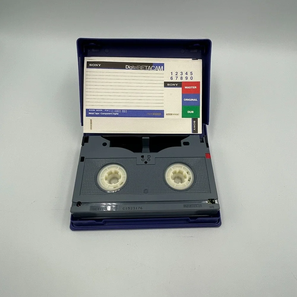 Sony BCT-D32‎ 32 Minute Digital Betacam Video Tape Cassette Meta Made in Japan